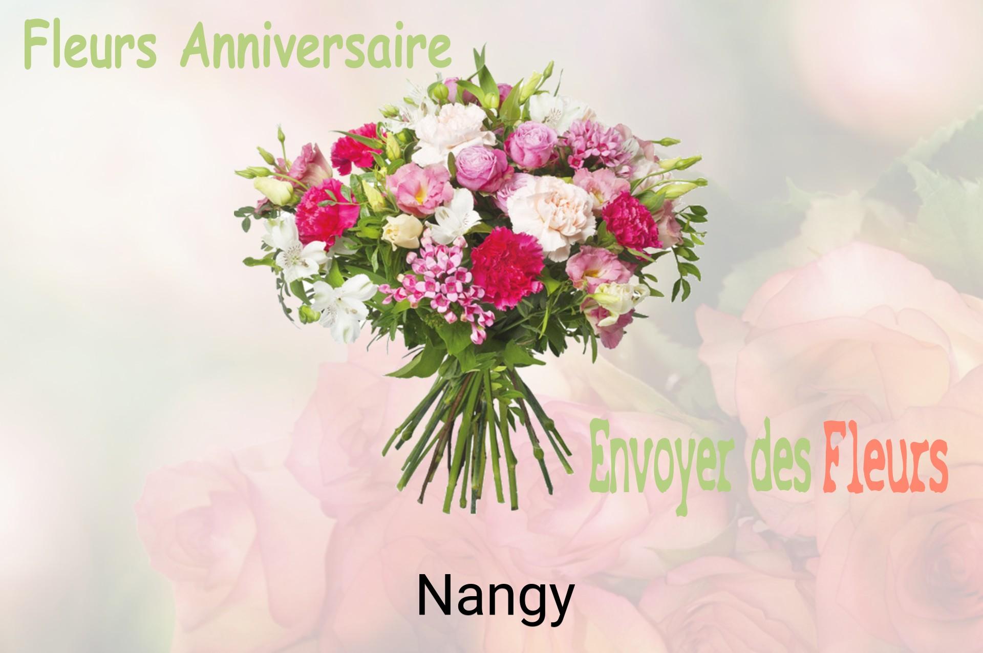 Bouquet de fleurs d’anniversaire livré à Nangy