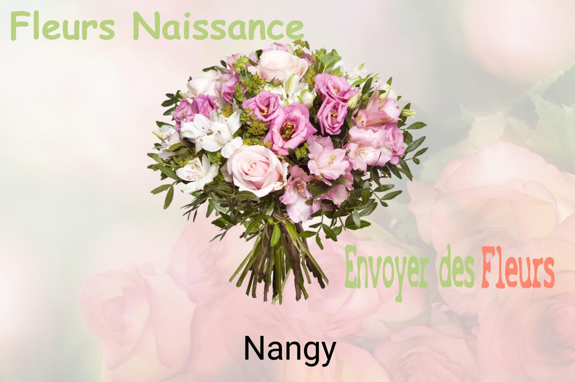 Bouquet de fleurs de naissance livré à Nangy